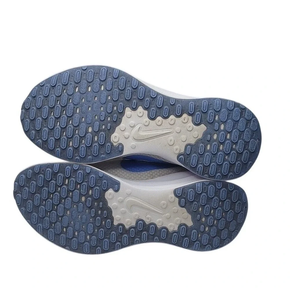 Nike Revolution 7 Running Shoes Womens 8.5‎ Grey Blue FB2208-001 Mesh Sneakers